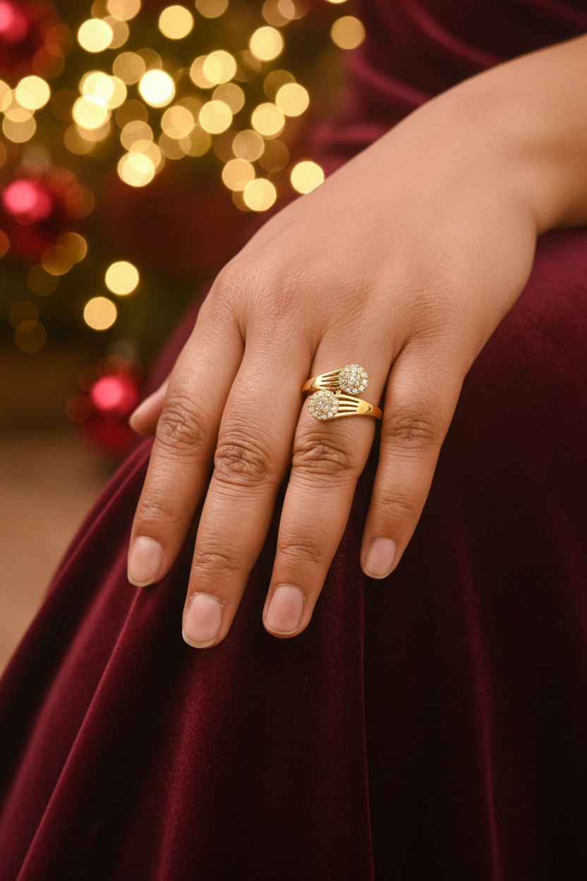 Double Ball Bypass Ring - Clean Lifestyle