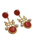 Enhanced Calligraphy Earrings