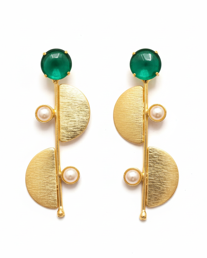 Enhanced Geometric Earrings