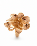 Golden Bloom Flower Ring