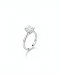 Princess Cut Solitaire American Diamond Ring