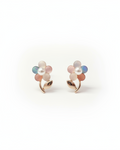 Pastel Floral Cluster Stud Earrings