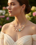 Pastel Gemstone Necklace Set - Editorial Lifestyle